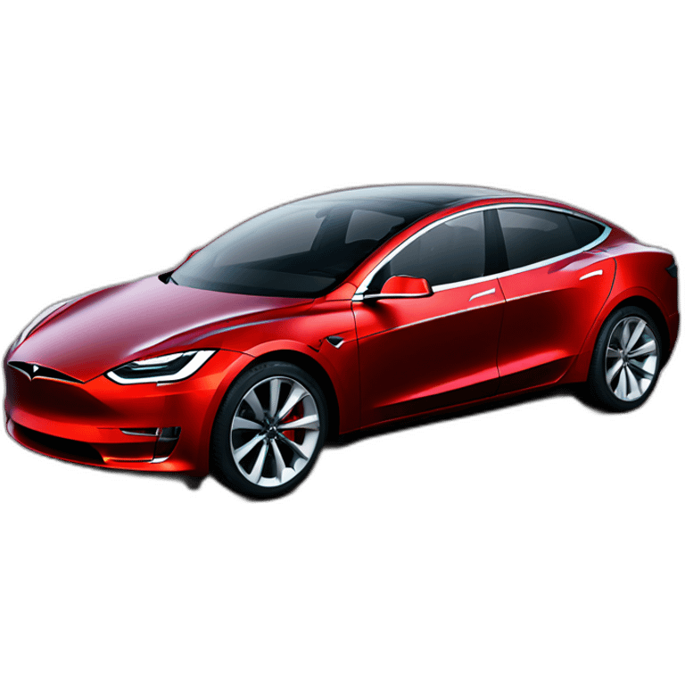 Red-tesla-model-y emoji