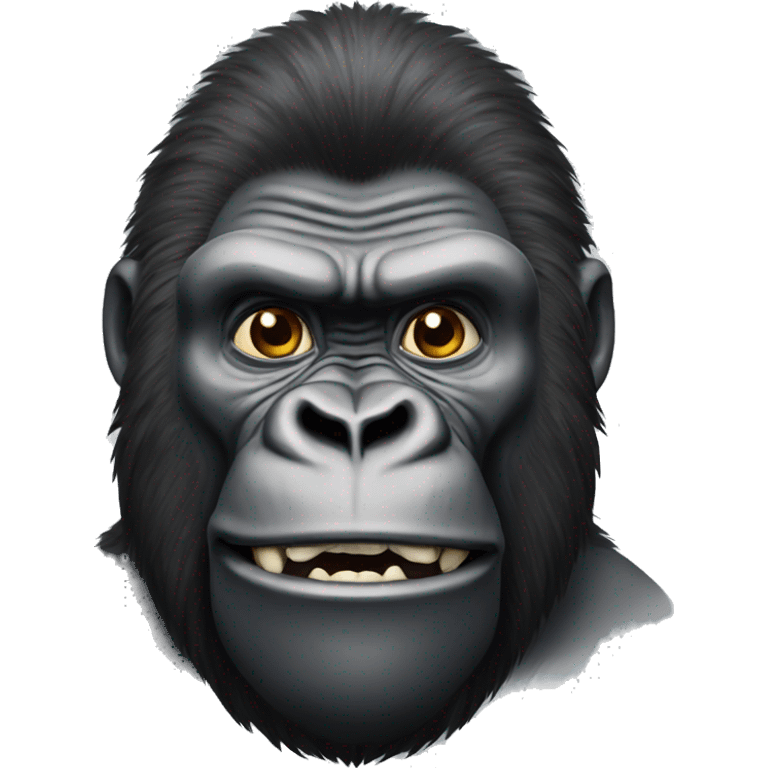 Charismatic Male gorilla emoji