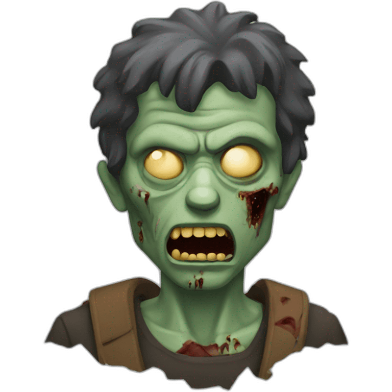 Man zombie emoji