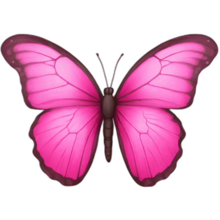 Butterfly pink emoji