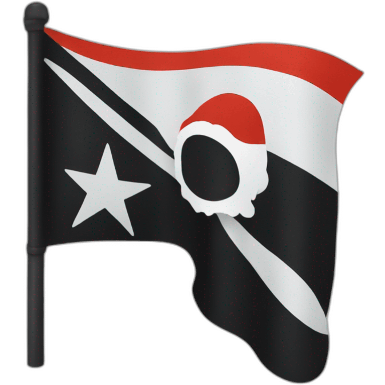 black beard flag emoji