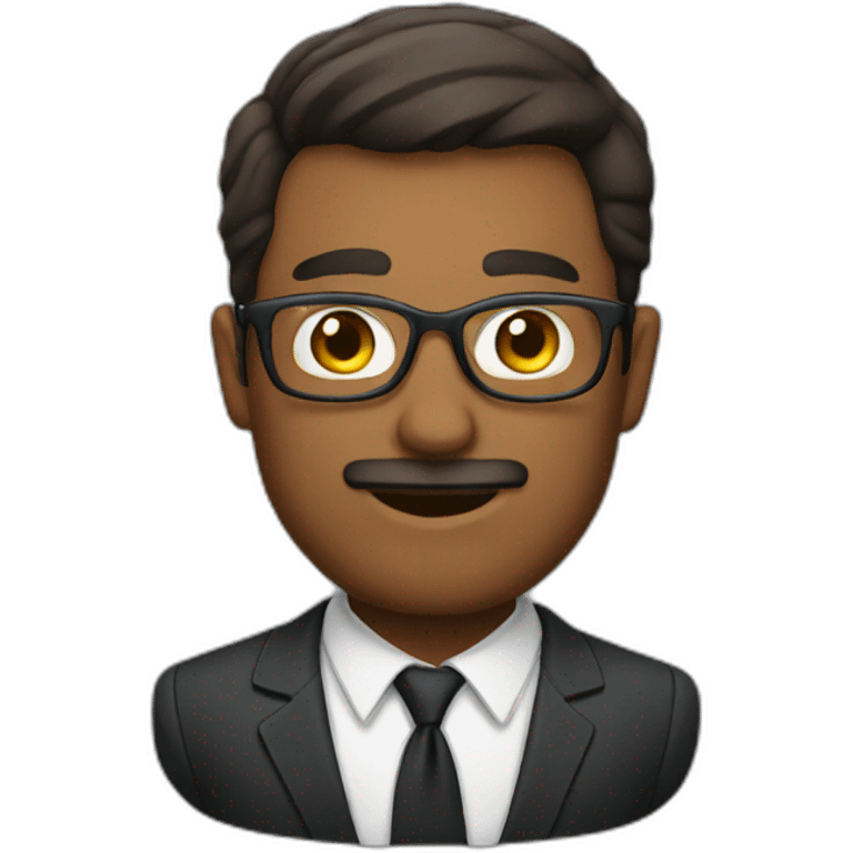 Smart man emoji