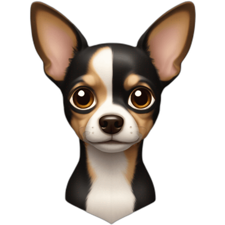 CHIHUAHUA NOIR ET MARRON emoji