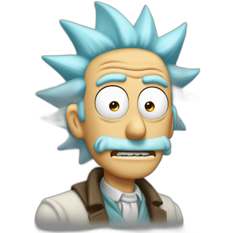 Rick sanchez doigts d honneur emoji