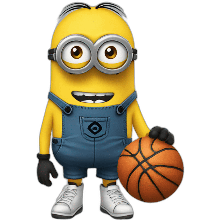 Minion basketball emoji