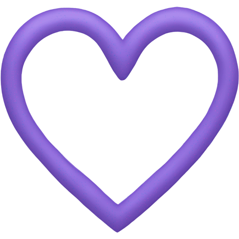 lavender heart  emoji