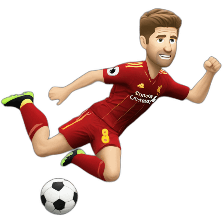 steven gerrard slip over emoji