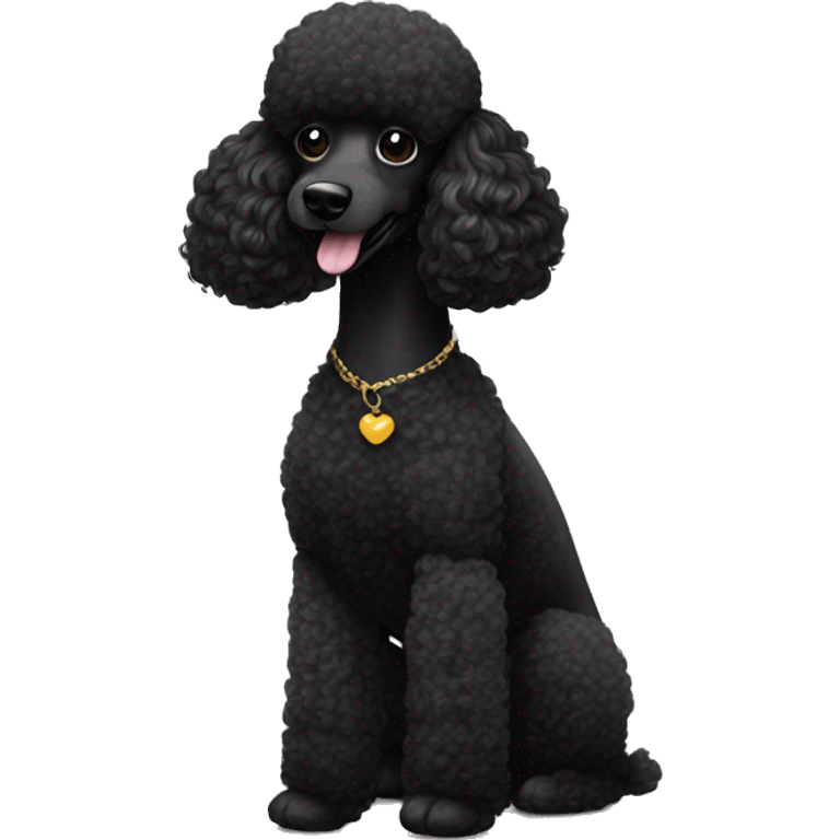 I want a black poodle  emoji