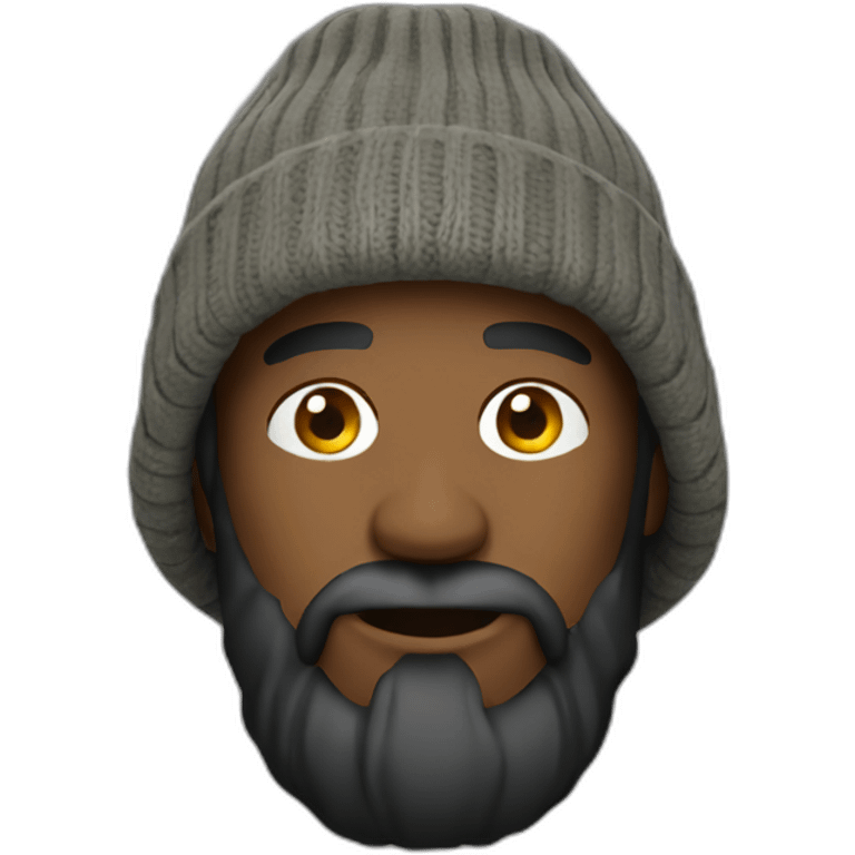 fisherman beanie man emoji