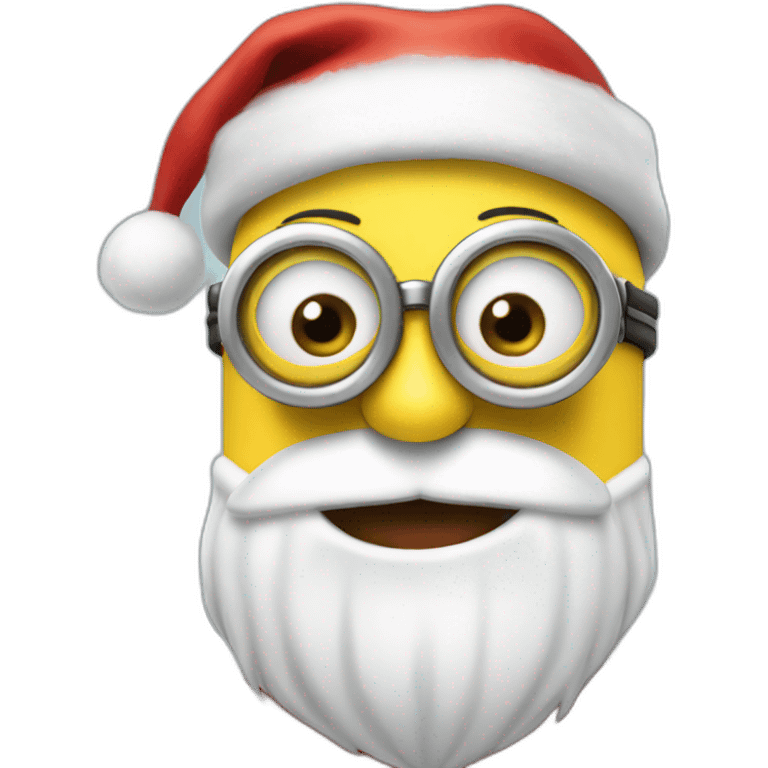 minion as santa emoji