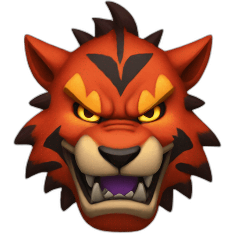 Incineroar logo emoji