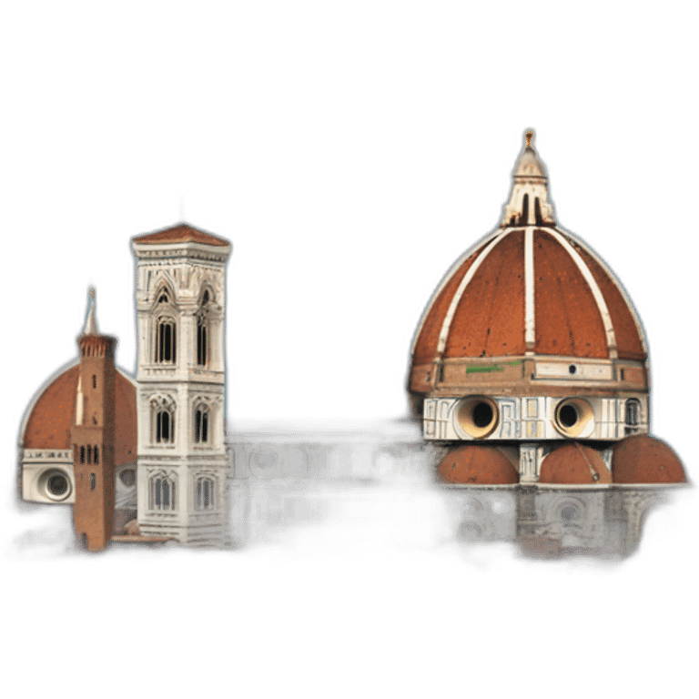 The duomo of Florence from the boboli garden emoji