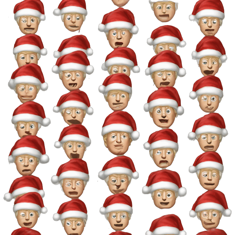 President Trump as Santa  emoji