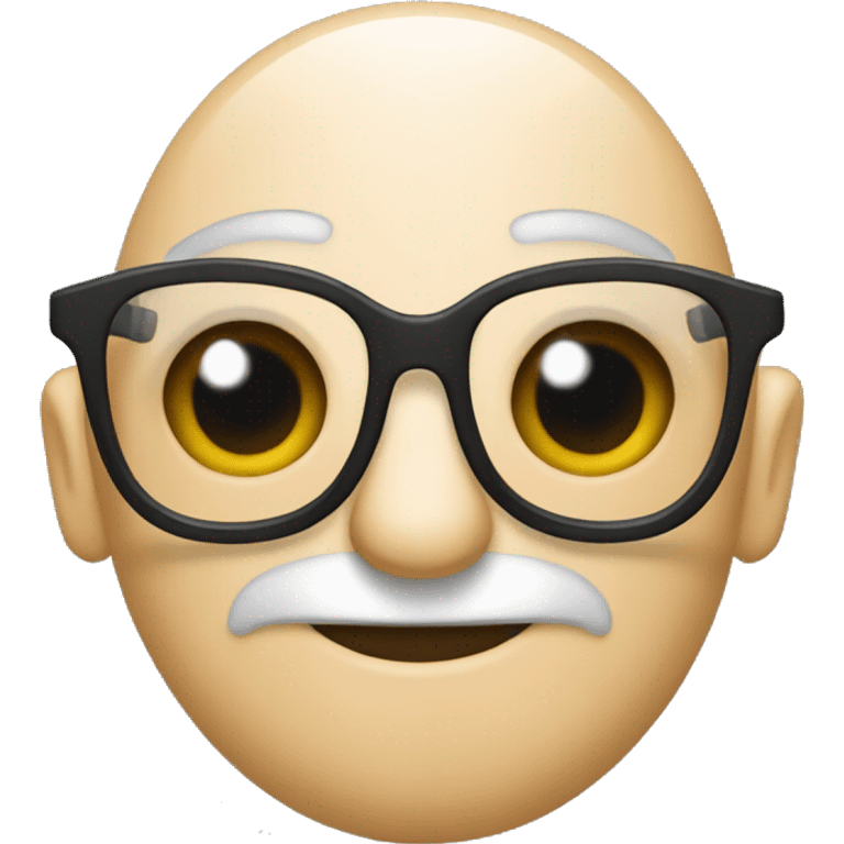 maltypu with glasses in the form of a heart emoji