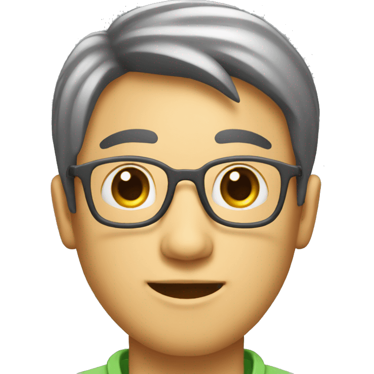 asian man with laptop software developer age 26 emoji