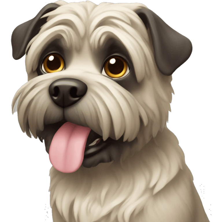 Mops Terrier Hund  emoji