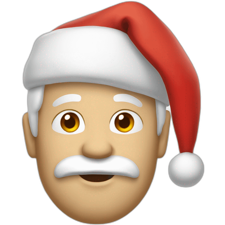 change this santa emoji with white skin emoji