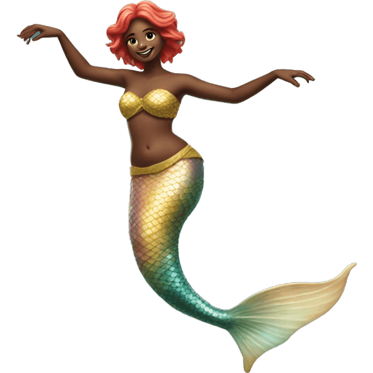 Dancing mermaid realistic  emoji