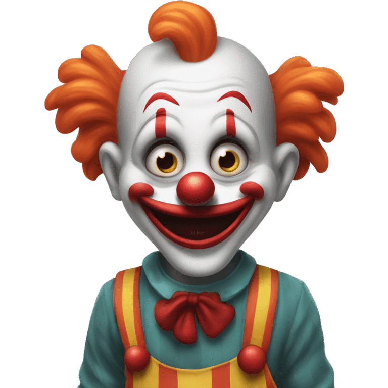 goofy lil goober clown =oP emoji