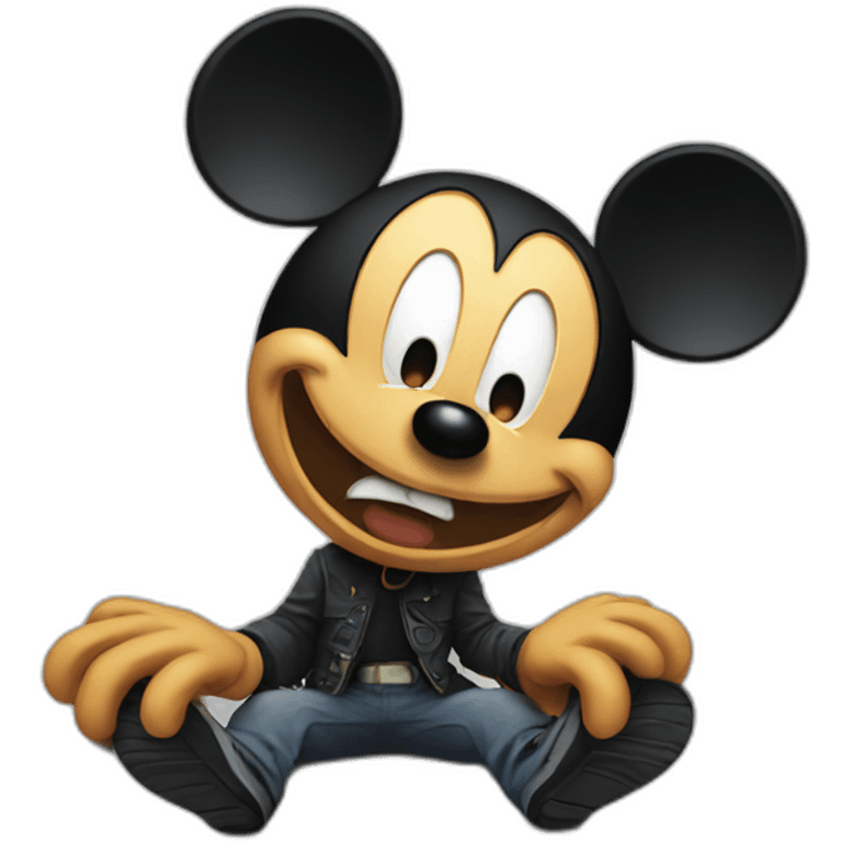 scary mickey emoji