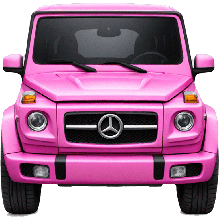 Pink gwagon front view emoji