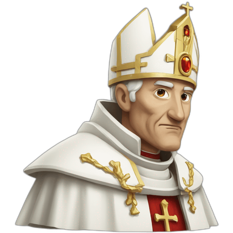 Pope pixel doom avatar emoji