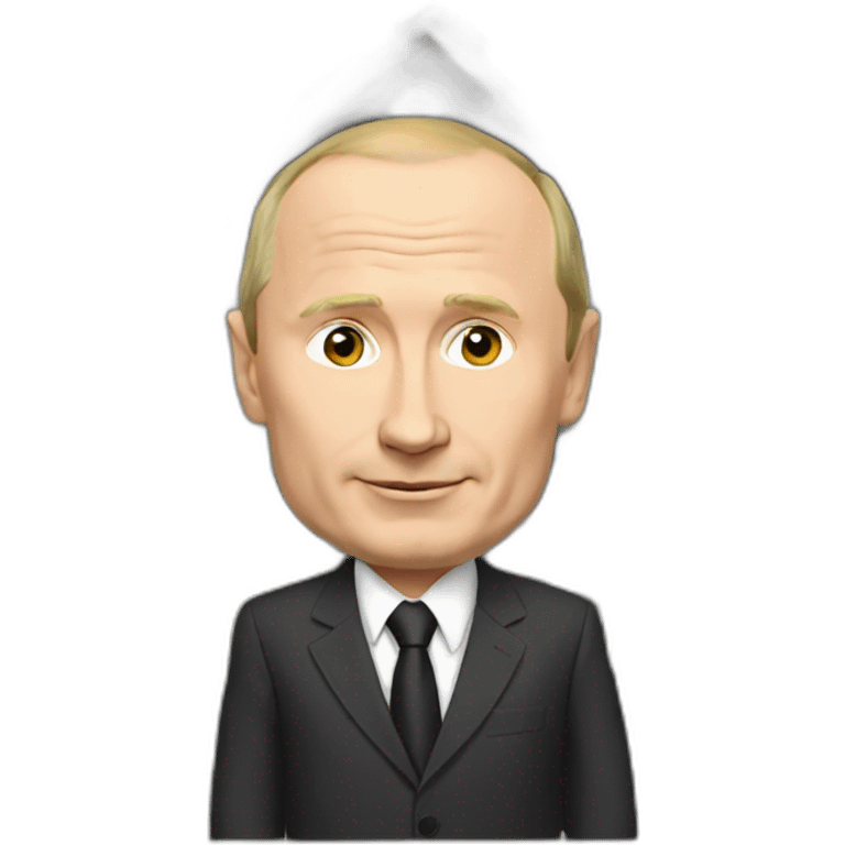 Putin holding House emoji