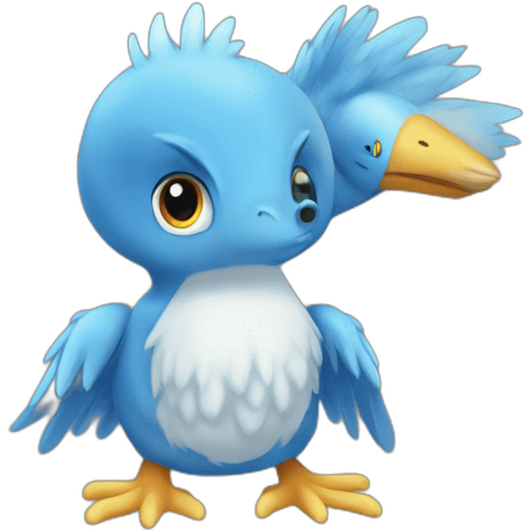 crazy funny stupid Articuno pokemon baby's realistic emoji