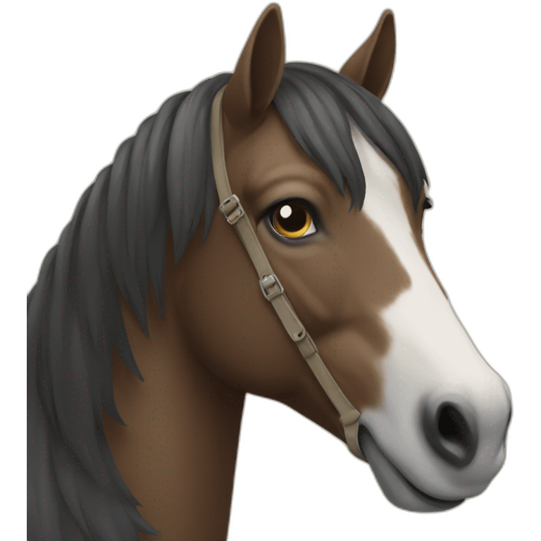 Ours sur cheval emoji