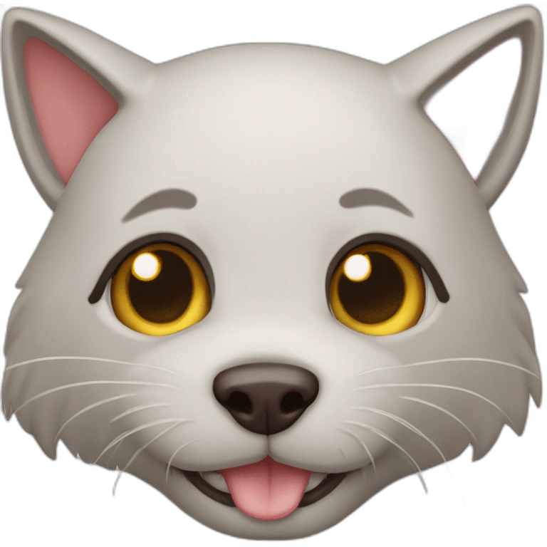 perro gato raton emoji