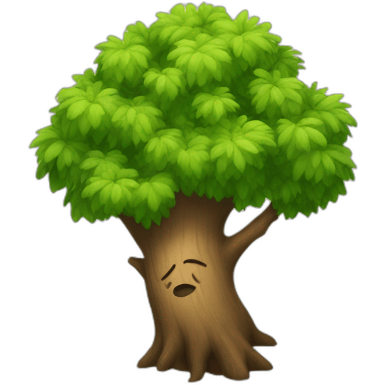 Hug tree emoji