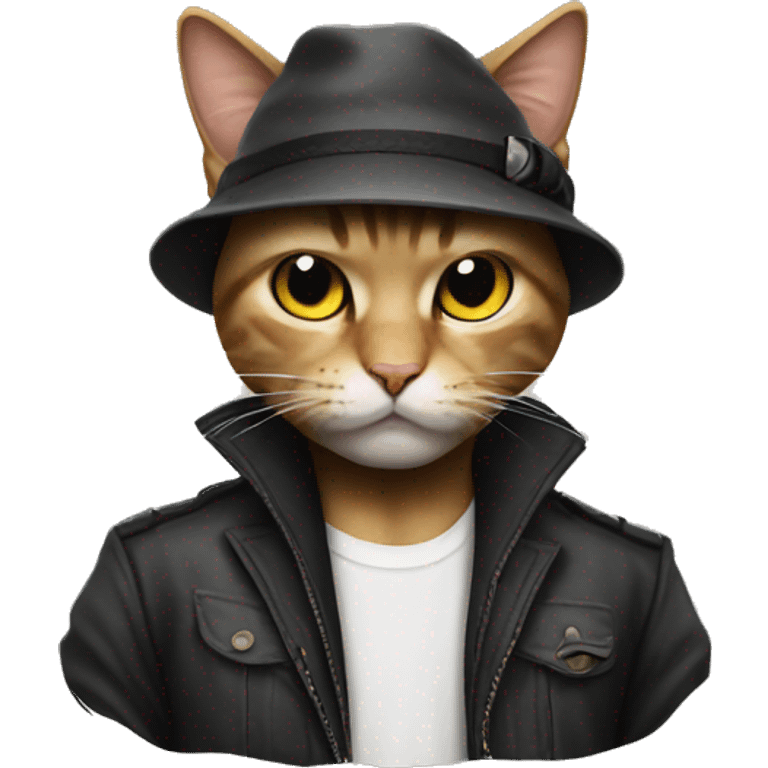 gangster cat emoji