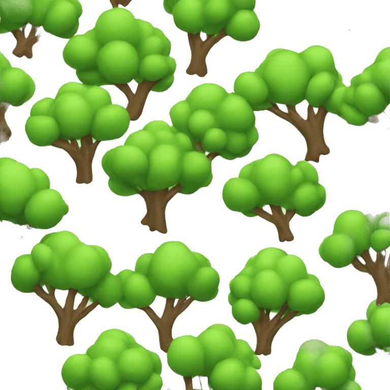 trees swaying emoji