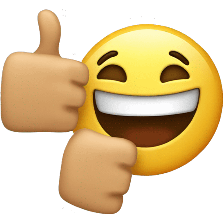 Excited thumbs up emoji