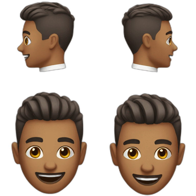 cool hair cut emoji