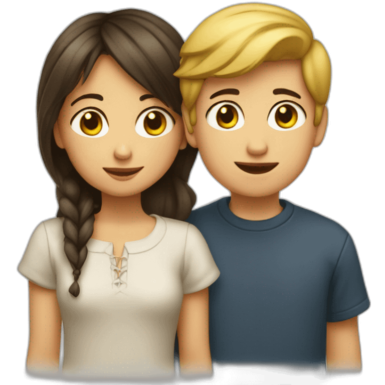 Garçon+fille emoji