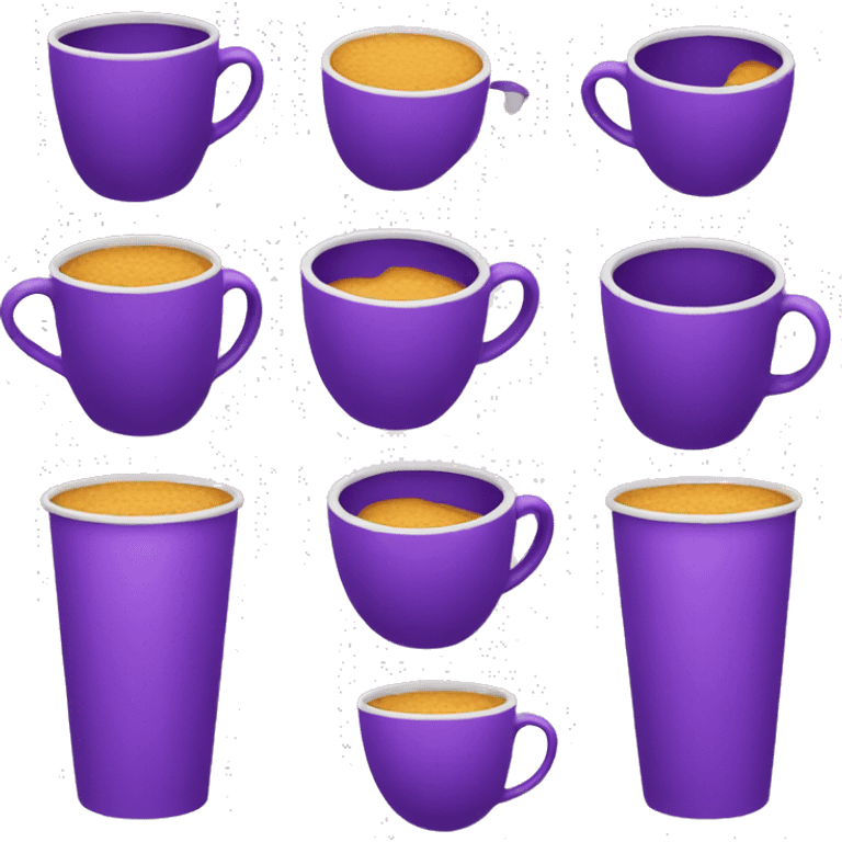 A purple cup  emoji