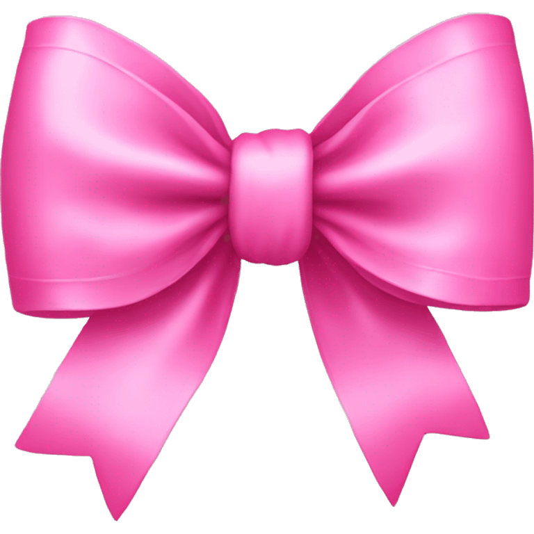 Pink bow emoji