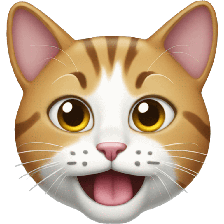 suprised cat emoji