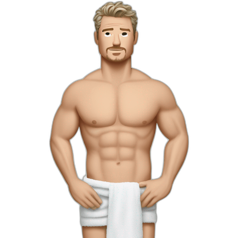 Mark Sloan (Eric Dane) Grey's Anatomy Body in Towel emoji