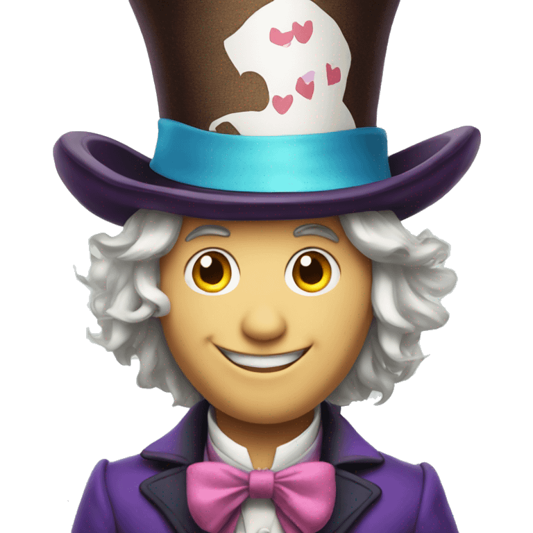 Alice in Wonderland The Mad Hatter character emoji