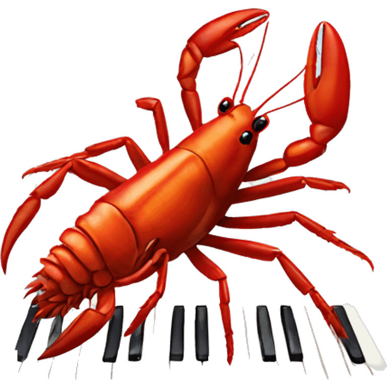 Crawfish with keyboard   emoji