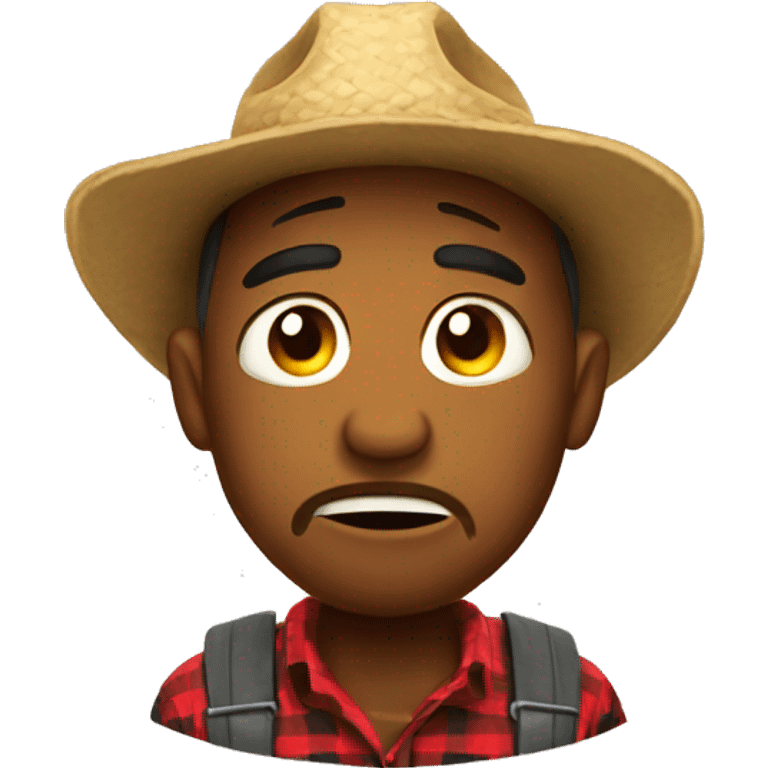 farmer crying emoji