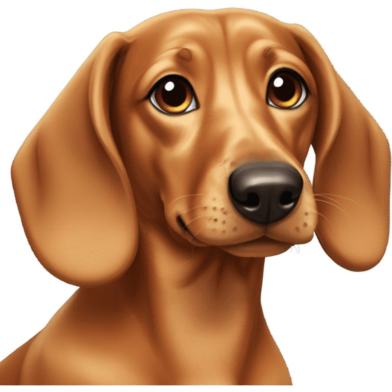 Dachshund girl  emoji