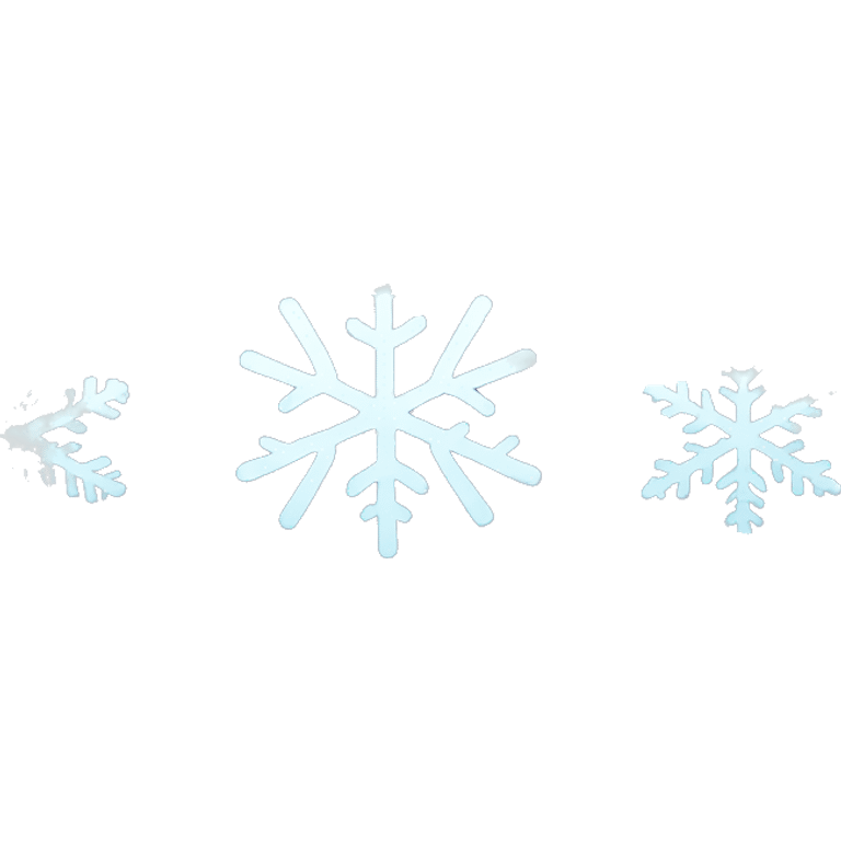 Snowflakes emoji