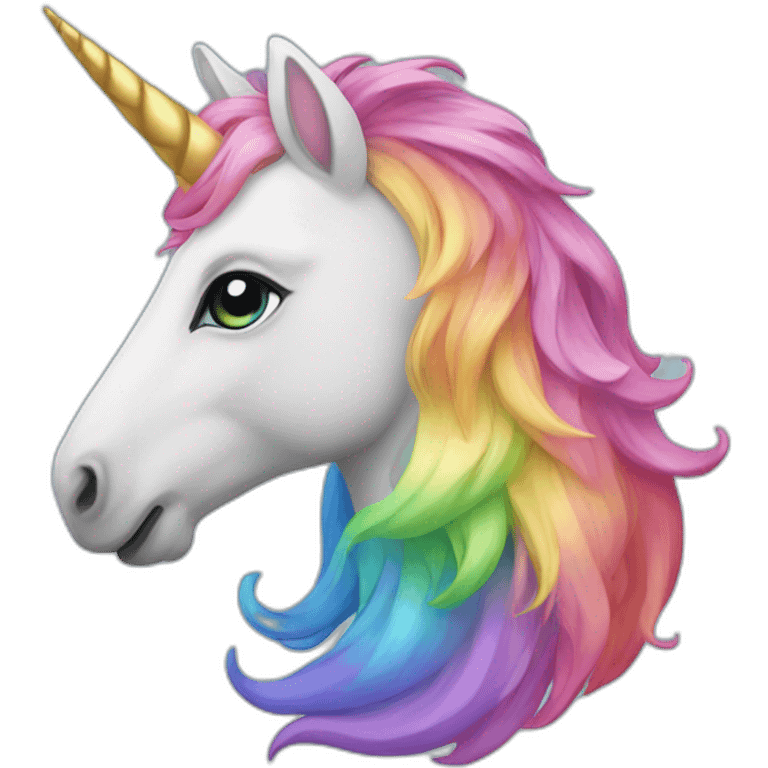 rainbow unicorn emoji