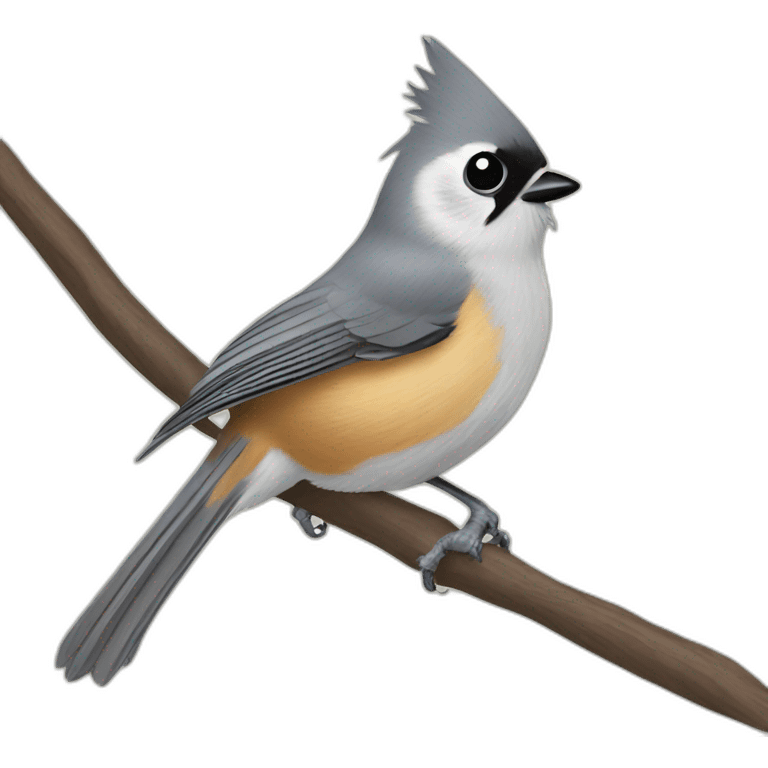 Tufted Titmouse emoji