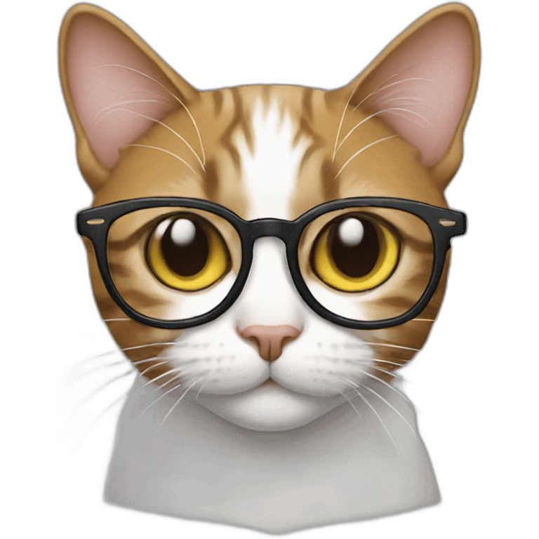 cat in glasses emoji