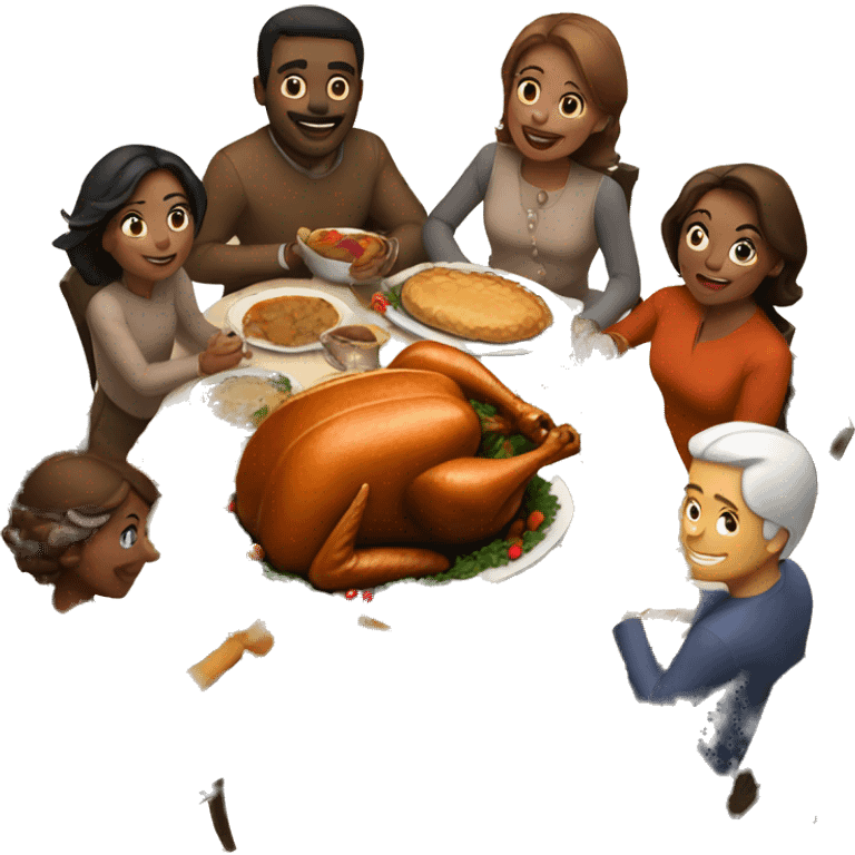 Thanksgiving dinner  emoji