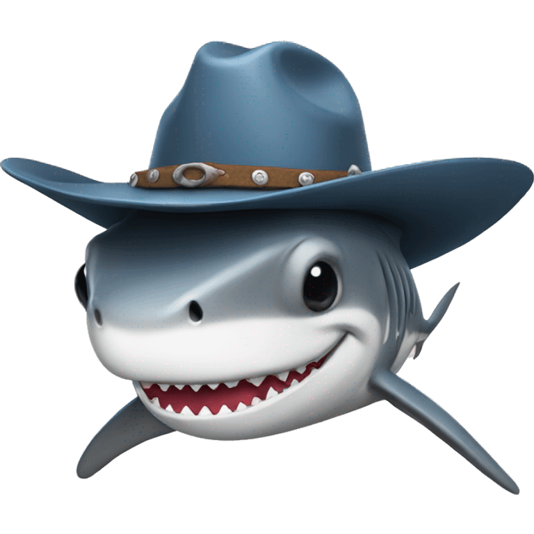 cowboy shark emoji